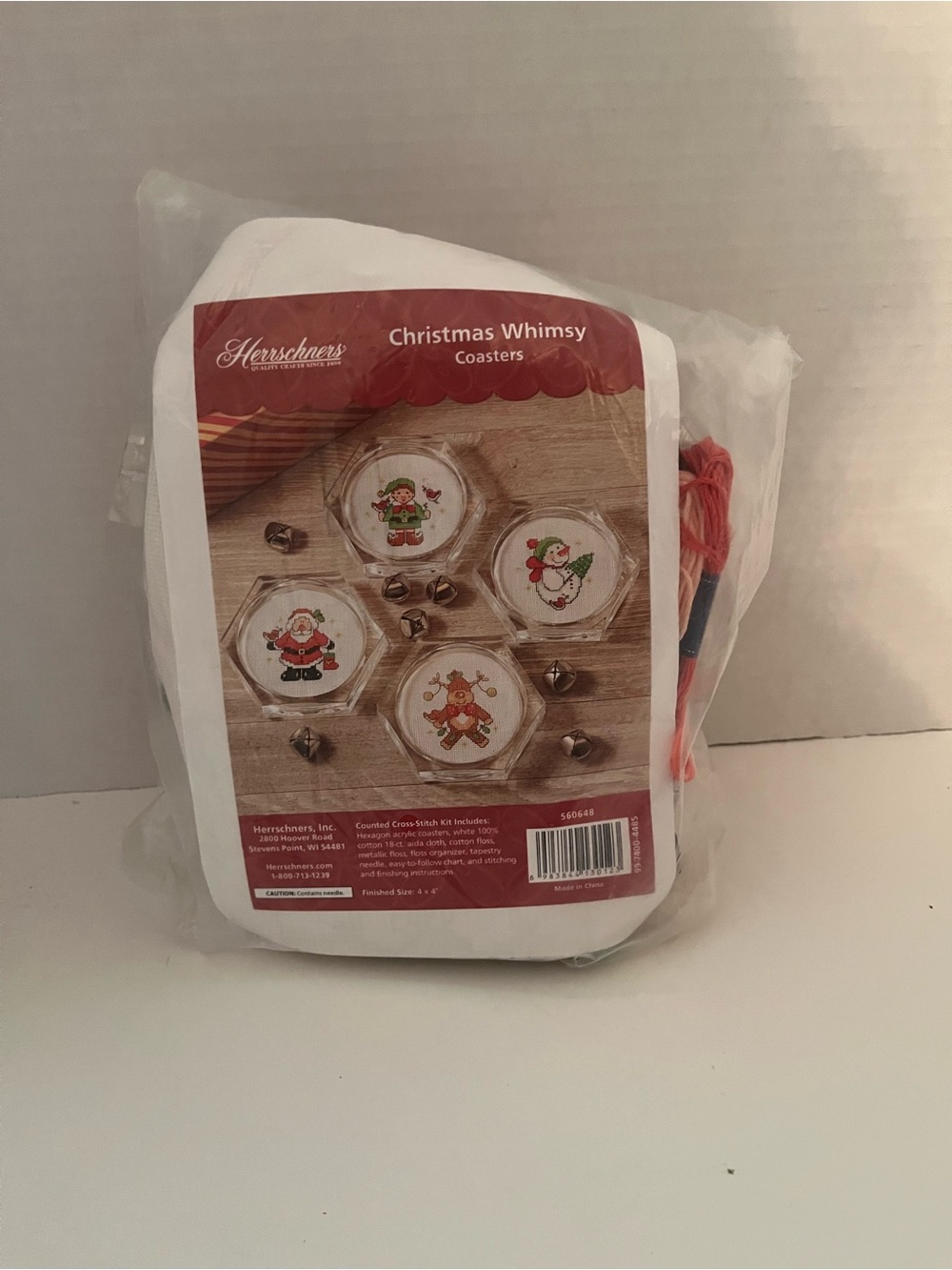 Herrschners Christmas Whimsy Coasters Counted Cross Stitch